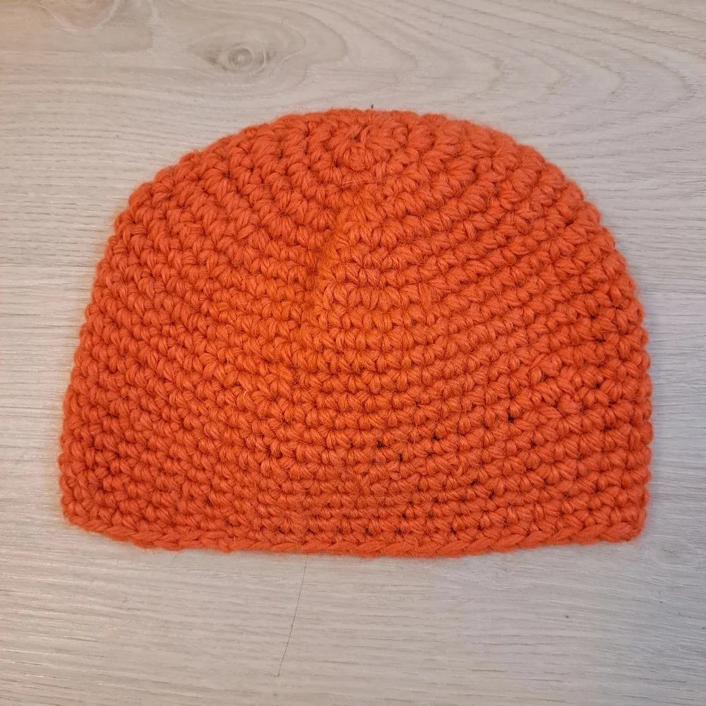 NEW Show Burd Crochet Orange Bird 100% Alpaca Outdoor Warm Cute Unisex Kids Hat‎